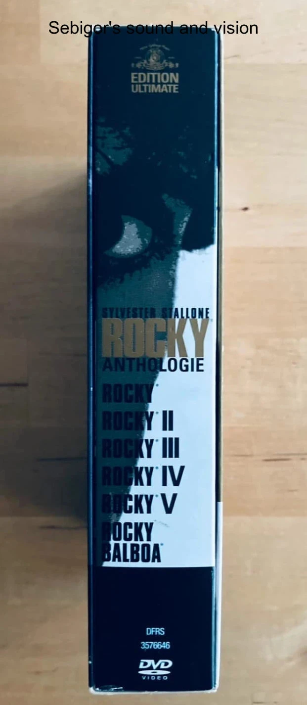 Coffret DVD Antologia da saga Rocky Sylvester Stallone edição Ultimate. – photo 2